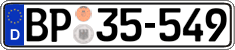 German license plate, Authorities and federal agencies