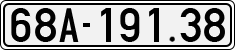 License plate of Vietnam, Cars
