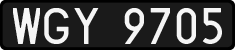 License plates of Poland, 1976 year system