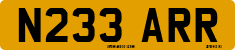 License plate of the United Kingdom, 1983 year system