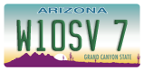 Arizona, Vanity Plates