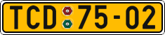 License plate of the Czech Republic, Commercial vehicles (1960)