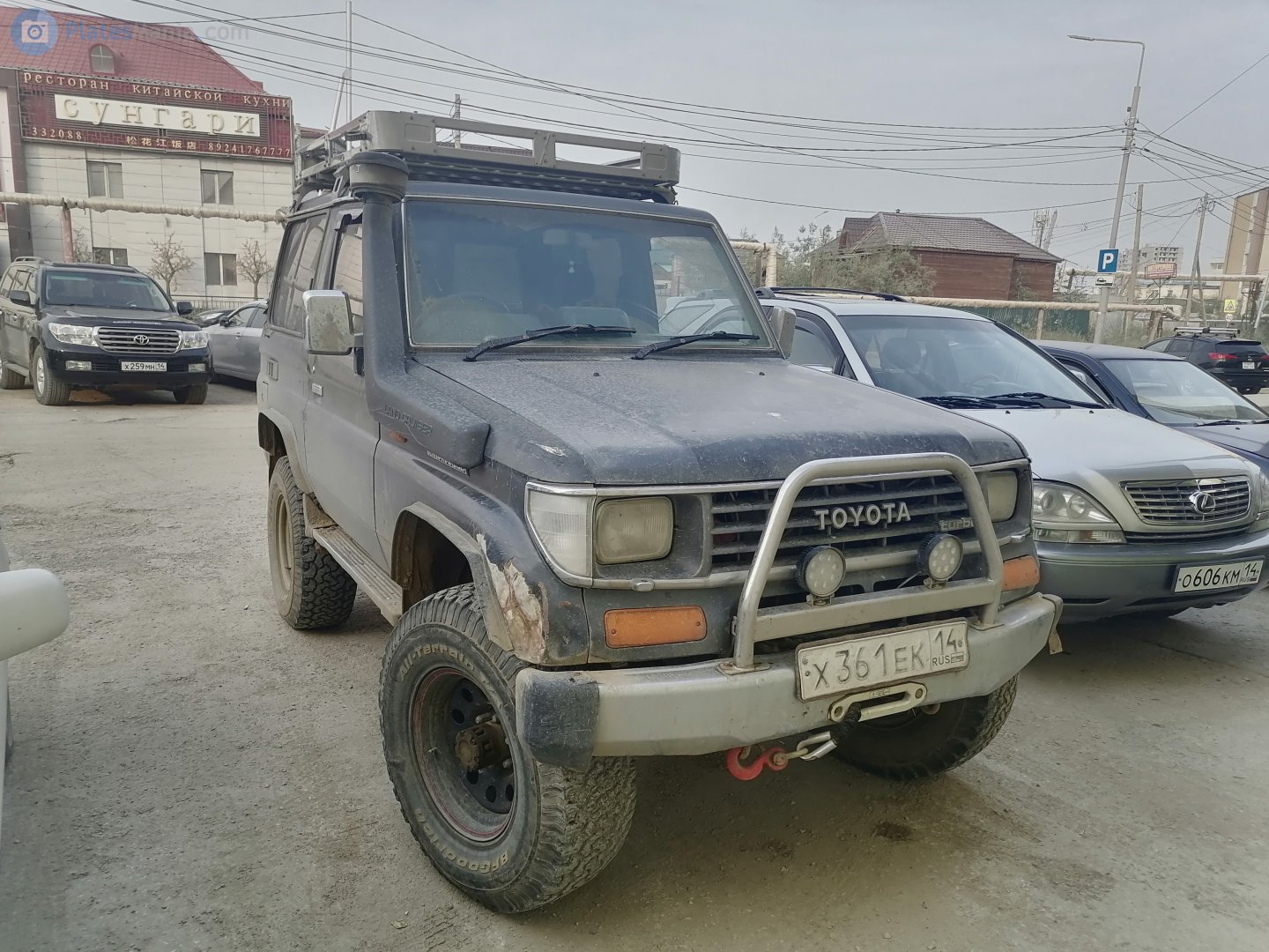 х 361 ек 14, Toyota Land Cruiser Prado 1st gen 3-door SUV (J71-J73), 1990–1996