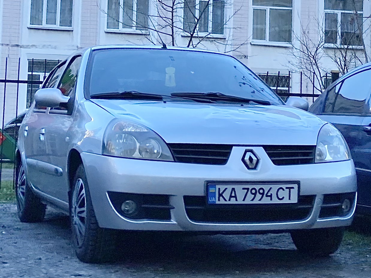 KA 7994 CT, Renault Clio 2nd gen Classic Sedan (L65), 2nd facelift, 2006–2009