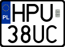License plates of Poland, Authorities