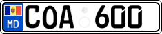 License plate of Moldova, Cars (2015)