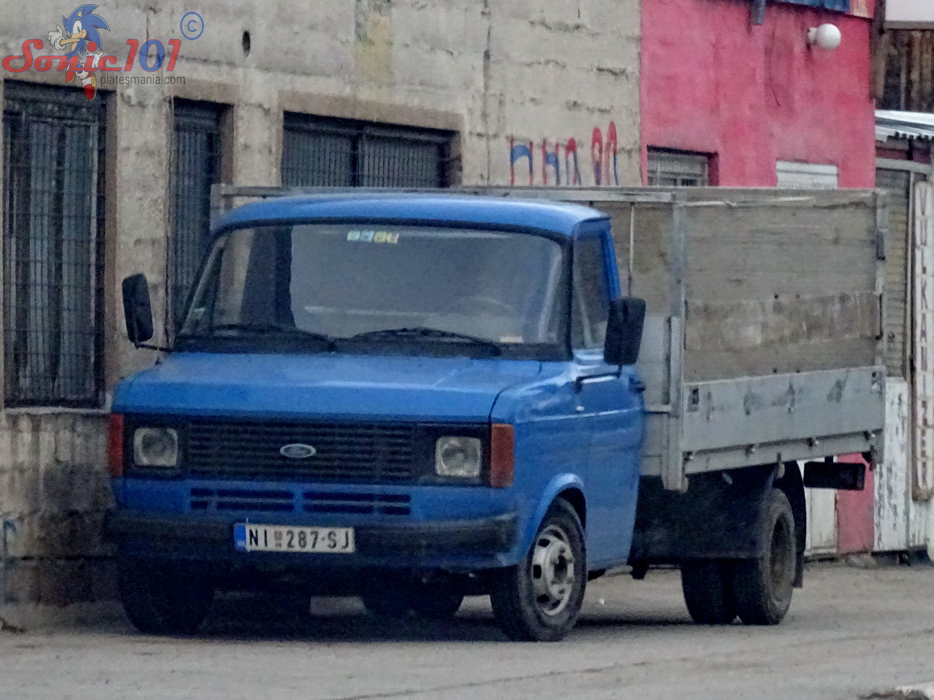 NI 287-SJ, Ford Transit 1st gen Single Cab (Mk2), facelift, 1977–1986