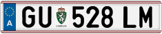 License plate of Austria, Regular plates