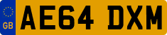 License plate of the United Kingdom, 2001 year system