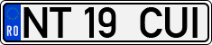 License plate of Romania, Regular plates