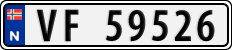 License plate of Norway, Cars