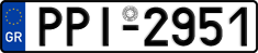 License plate of Greece, Cars