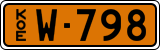 License plate of Finland, Dealer