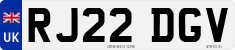 License plate of the United Kingdom, 2001 year system
