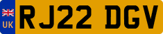 License plate of the United Kingdom, 2001 year system