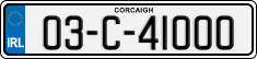 License plate of Ireland, Regular plates