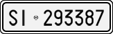 License plate of Italy, Cars (1927 year series)