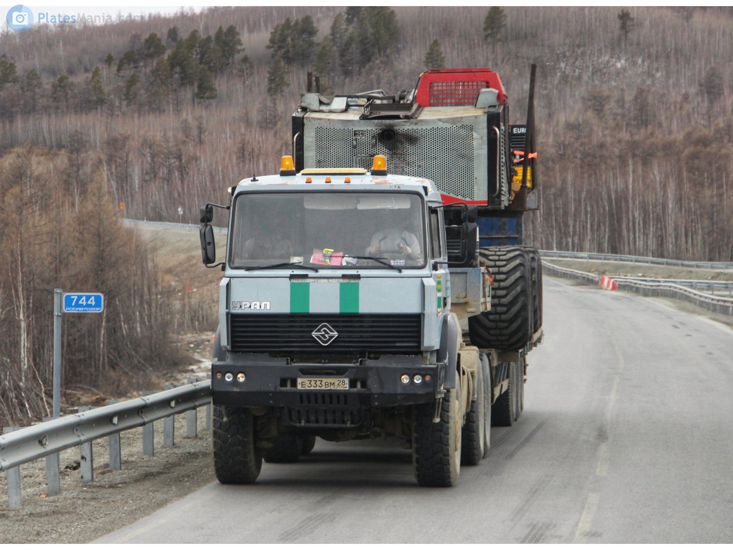 е 333 вм 28, Ural (UralAZ) 6370 63704, 2012–