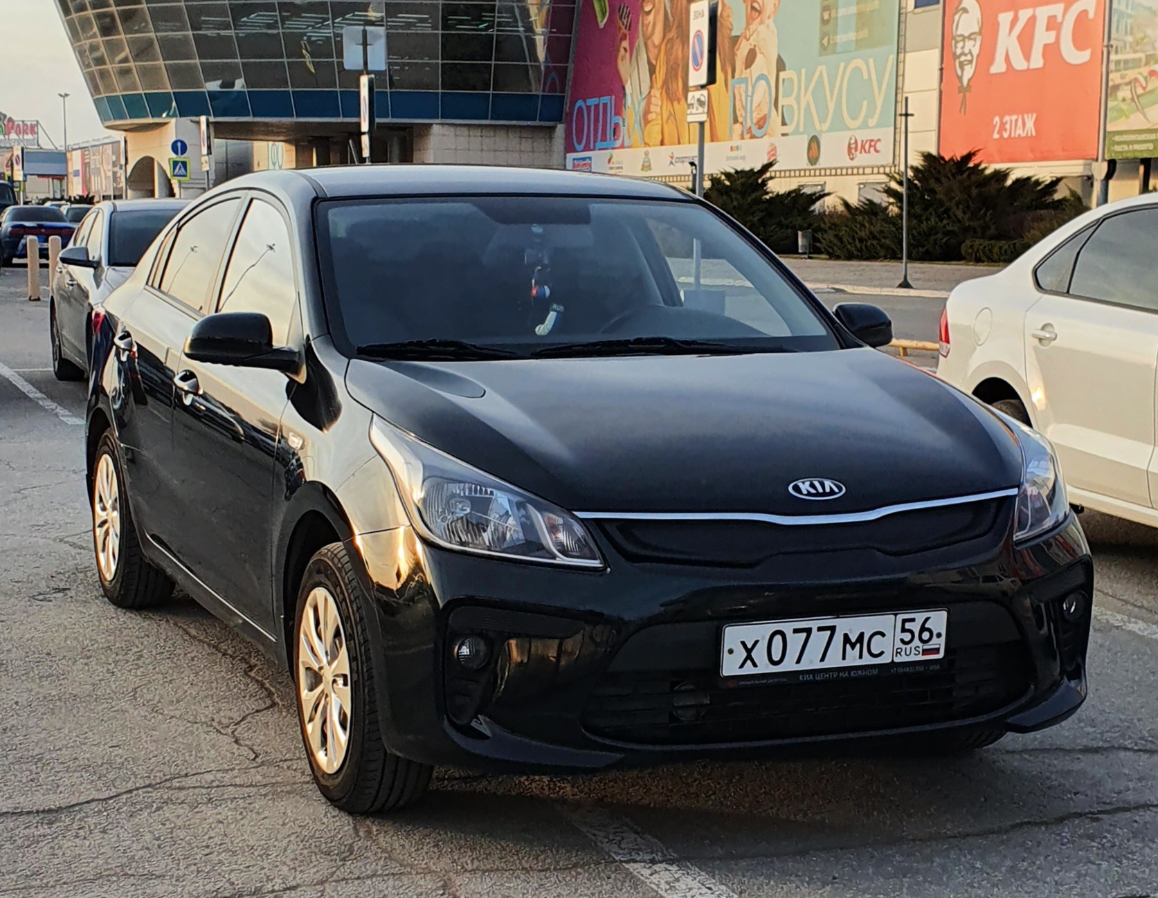 х 077 мс 56, Kia Rio 4th gen Sedan (FB; CIS-market), 2017–2020