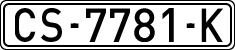 License plates of Spain, 1971 year series