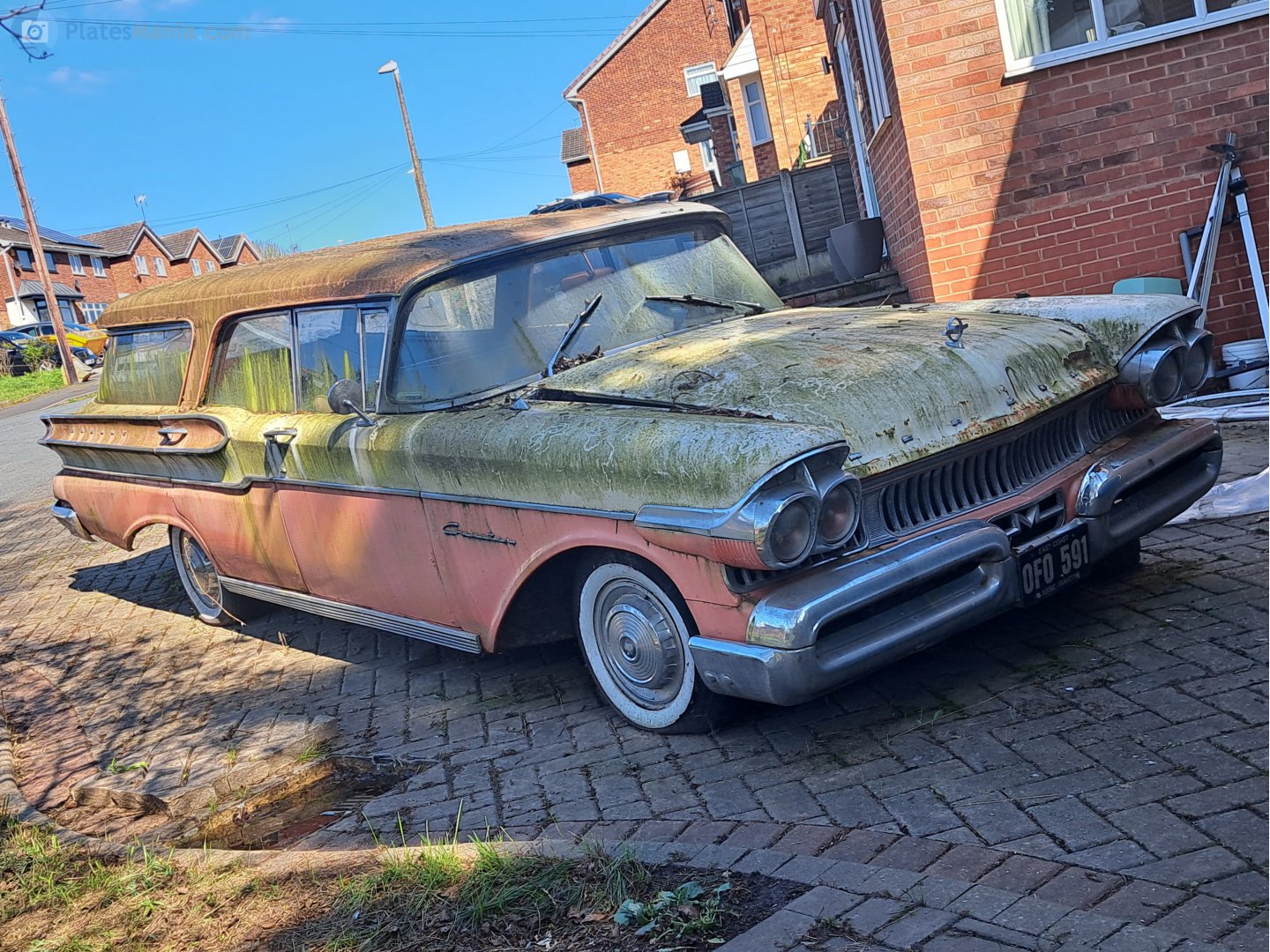 OFO591, Mercury Commuter 1st gen 1957 5-door Station Wagon (77A/77C), 1957