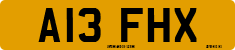 License plate of the United Kingdom, 1983 year system