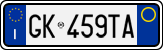 License plate of Italy, Cars (1994 year series)