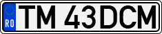 License plate of Romania, Regular plates