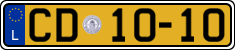 License plate of Luxembourg, Diplomatic