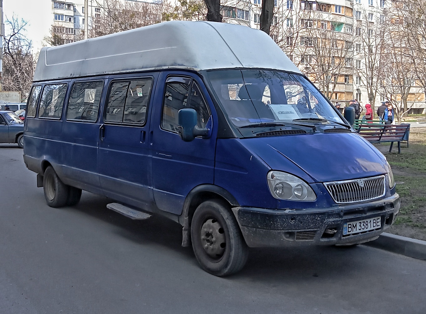 BM 3381 BE, GAZ 3221 ГАЗель 3274/3287 Long Minibus, 2003–