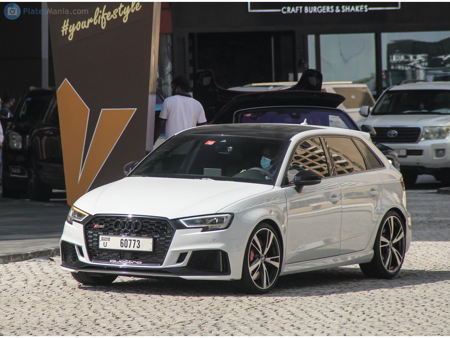 U 60773, Audi RS3 3rd gen Sportback (8VA/8VF), facelift, 2016–2021