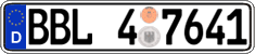 German license plate, Regional authorities