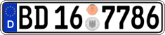 German license plate, Authorities and federal agencies