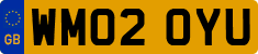 License plate of the United Kingdom, 2001 year system