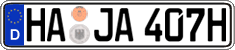 German license plate, Plates for oldtimers (type 