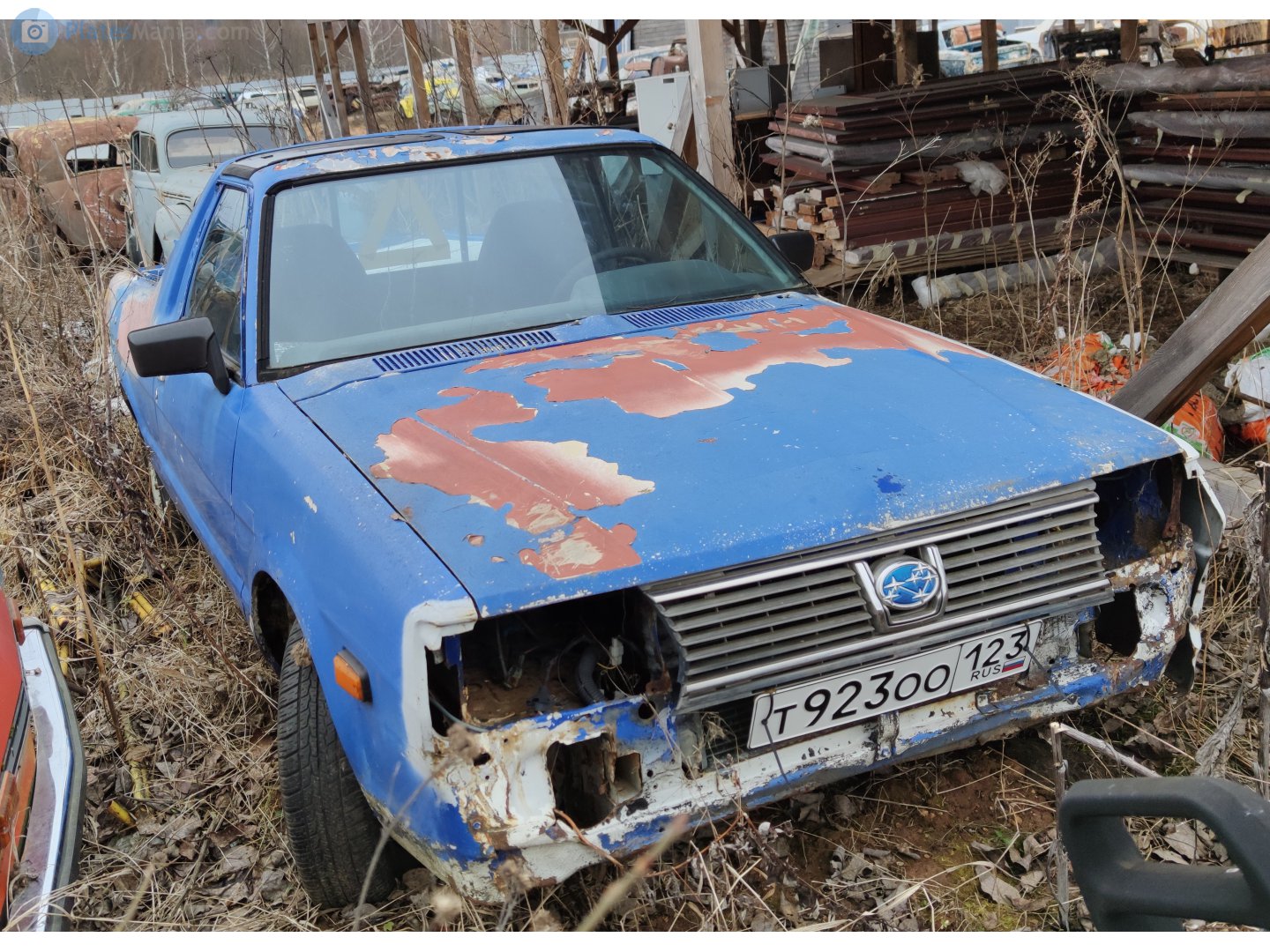 т 923 оо 123, Subaru BRAT / 284 / Brumby 2nd gen, 1981–1993
