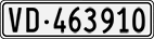 License plate of Switzerland, Cars