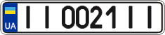 License plate Ukraine, Regular plates (2004)