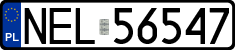 License plates of Poland, Regular car plates