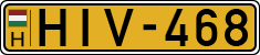 license plates of Hungary, Commercial vehicles (1990)