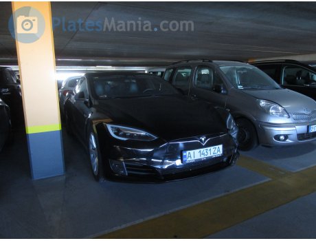 AI 1431 ZA, Tesla Model S
