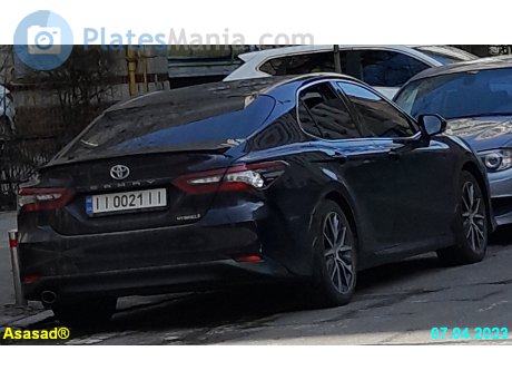 II 0021 II, Toyota Camry