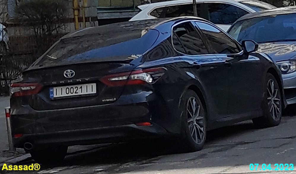 II 0021 II, Toyota Camry 8th gen (XV70), 2017–