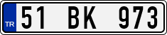 License plate of Turkey, Regular plates