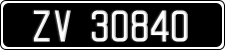 License plate of Ireland, Oldtimers