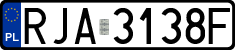 License plates of Poland, Regular car plates