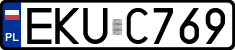License plates of Poland, Regular car plates