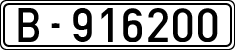 License plates of Spain, 1900 year series