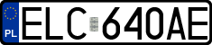 License plates of Poland, Regular car plates