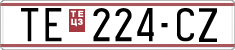 License plate of North Macedonia, Regular plates (1993)